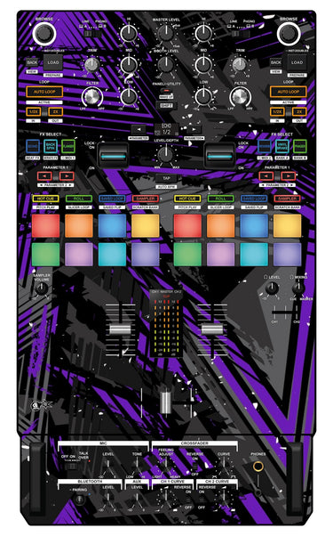 Pioneer DJ DJM S7 Skin Ridge Purple